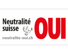 Drapeau de balcon « neutralite-oui »